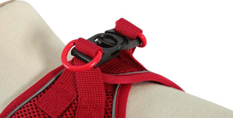ZOLUX Atmungsaktives Mesh-Hundegeschirr, Größe S, rot – Bild 13
