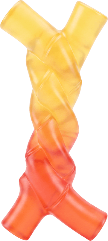 ZOLUX GUMMIES TPR-Kauspielzeug Zopf 16 cm – Bild 3