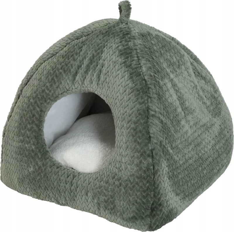ZOLUX OLYMPE XL Katzen-Iglu, 49 x 49 x 40 cm, khaki – Bild 1