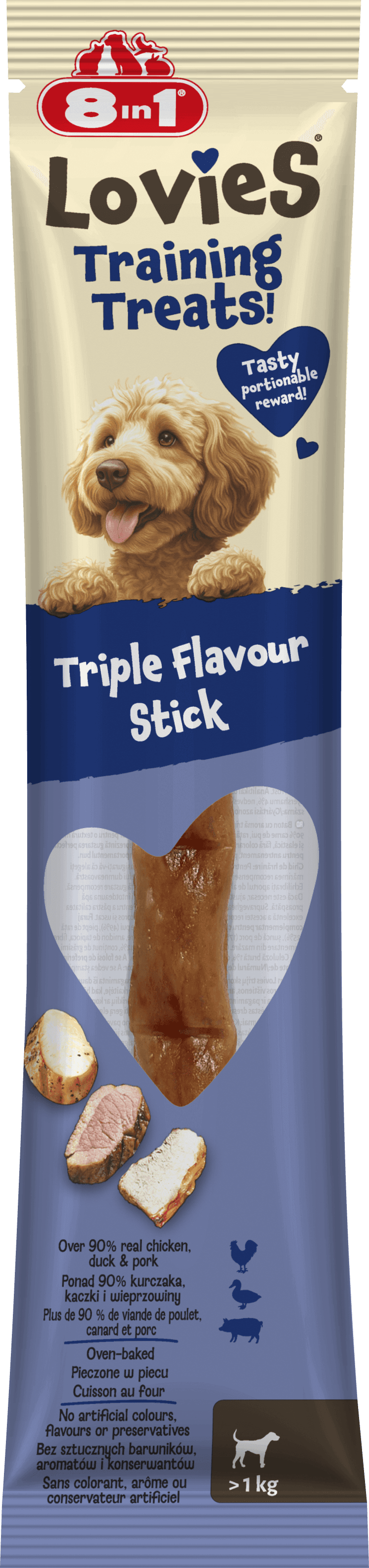 8in1 Lovies Trainingsleckerlis Triple Flavour 15g – Bild 2