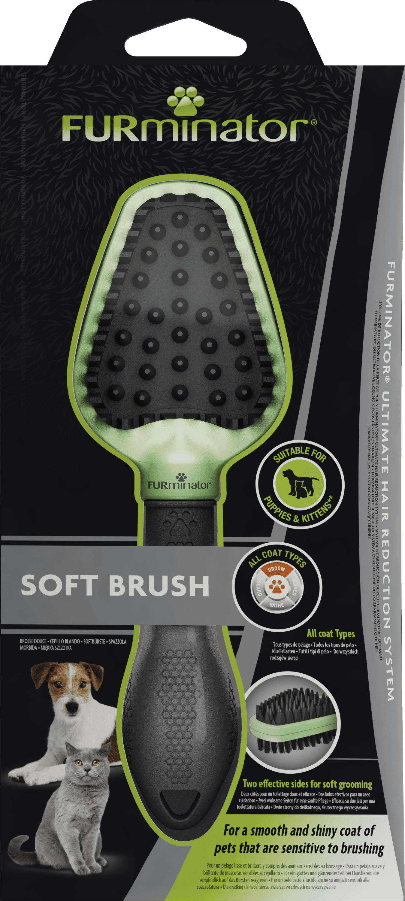 FURMINATOR Doppelseitige Bürste für Welpen und Kätzchen – Bild 6