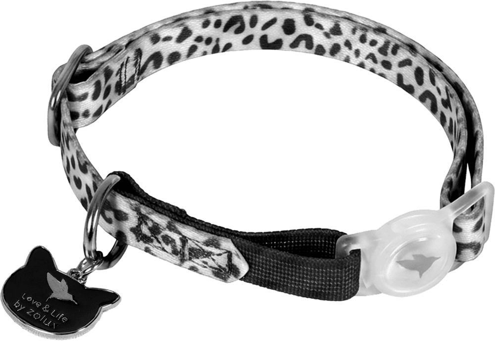 ZOLUX WILD Katzenhalsband mit Anhänger, 20–30 cm, schwarz – Bild 3