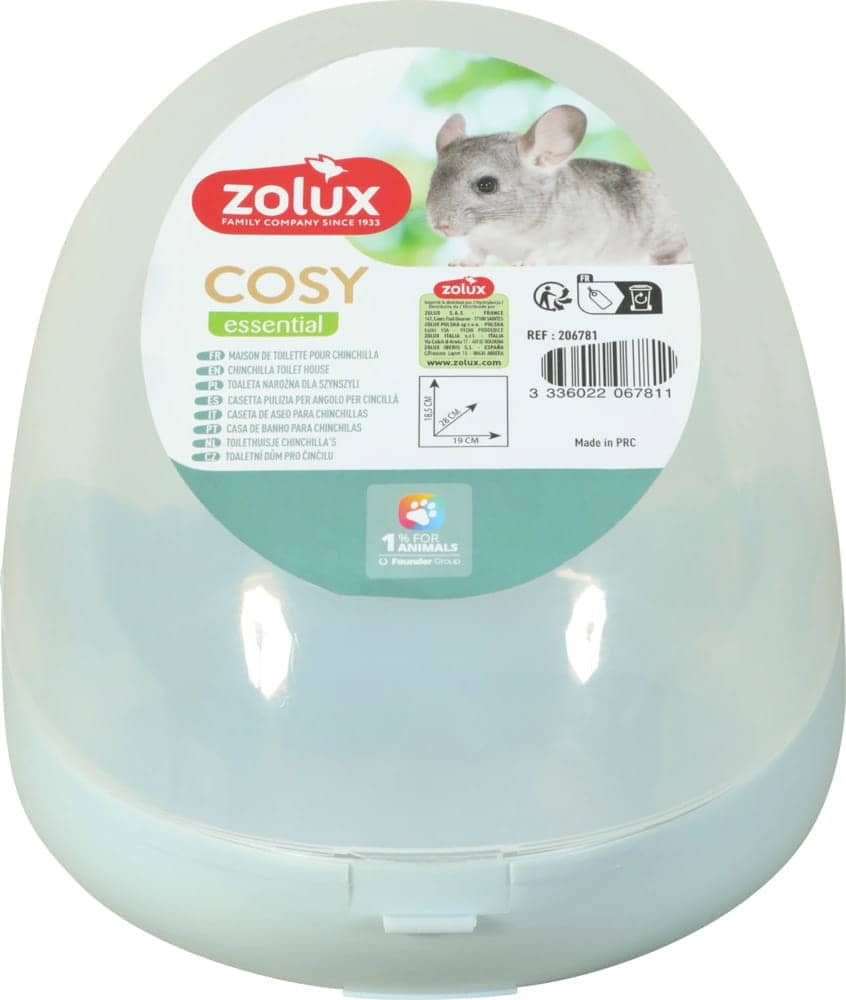 ZOLUX COSY Bade-Toilette für Chinchillas, blau – Bild 3