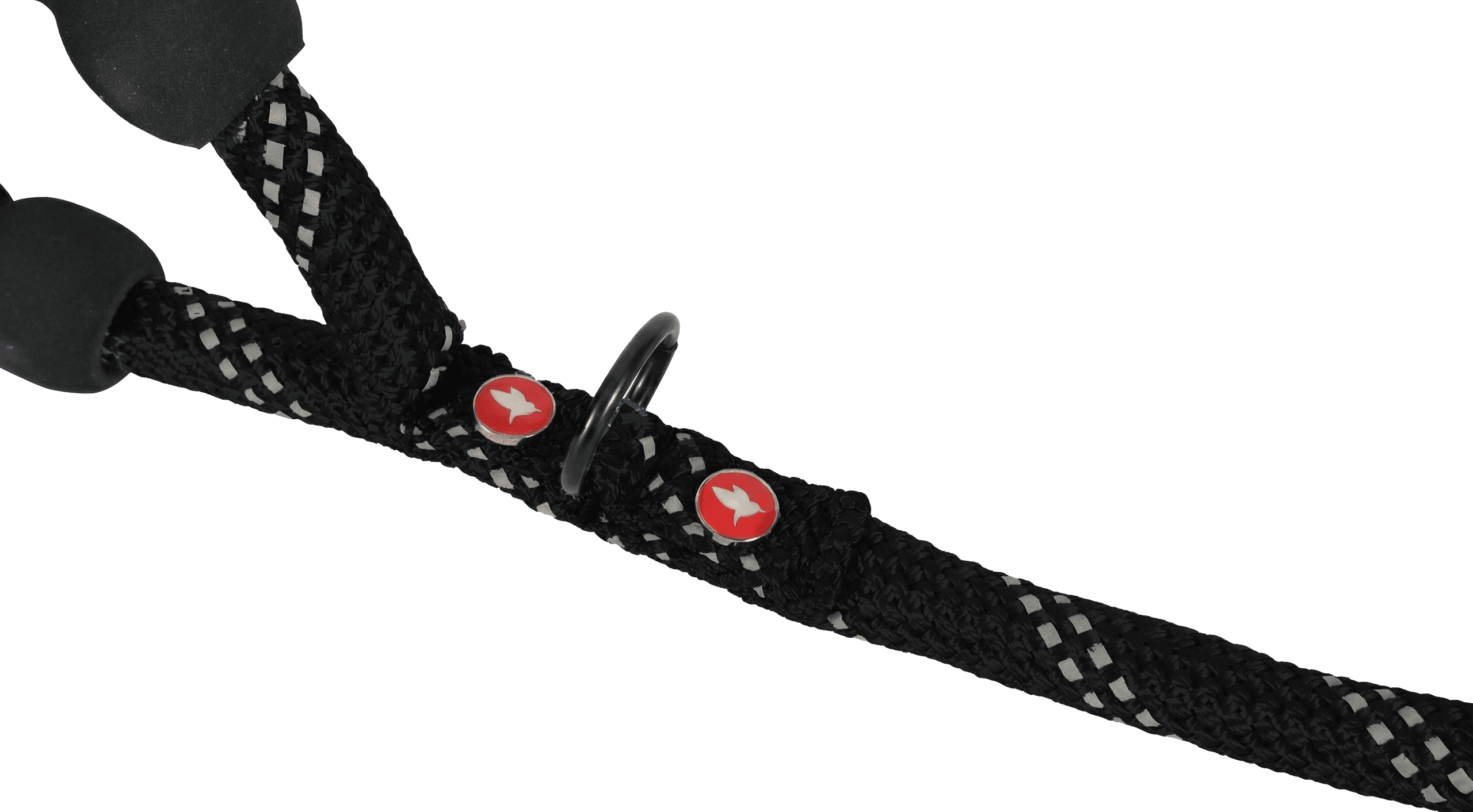 ZOLUX Seilleine für Hunde, 1,2 m, 13 mm, schwarz – Bild 2