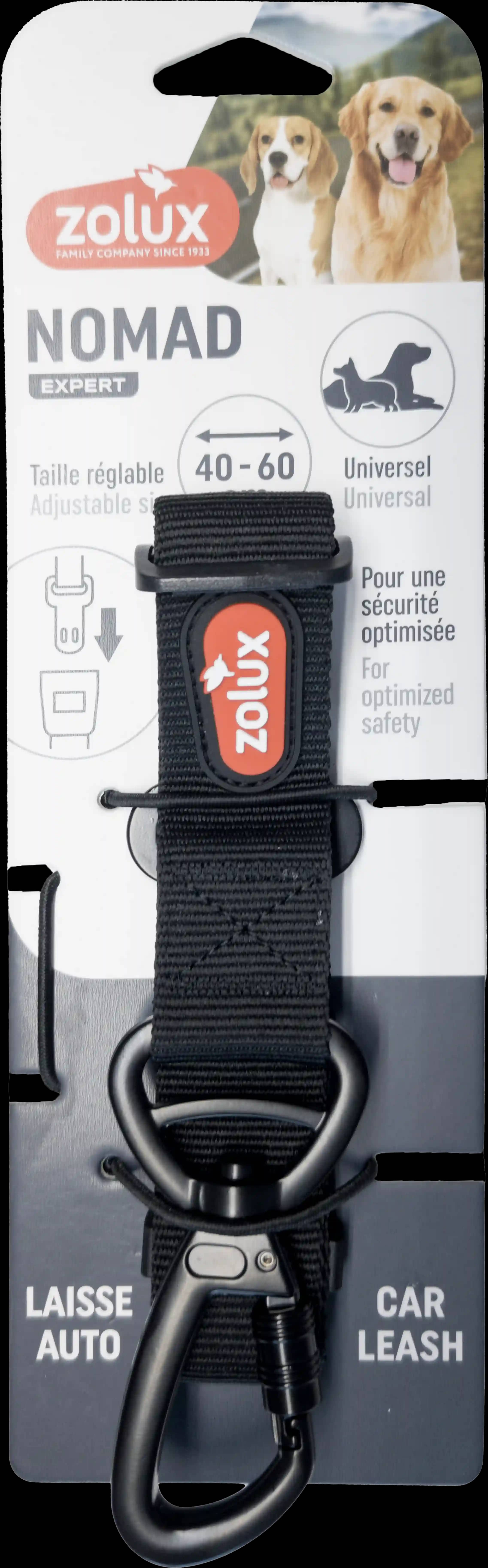 ZOLUX NOMAD Expert Autosicherheitsgurt für Hunde – Bild 1