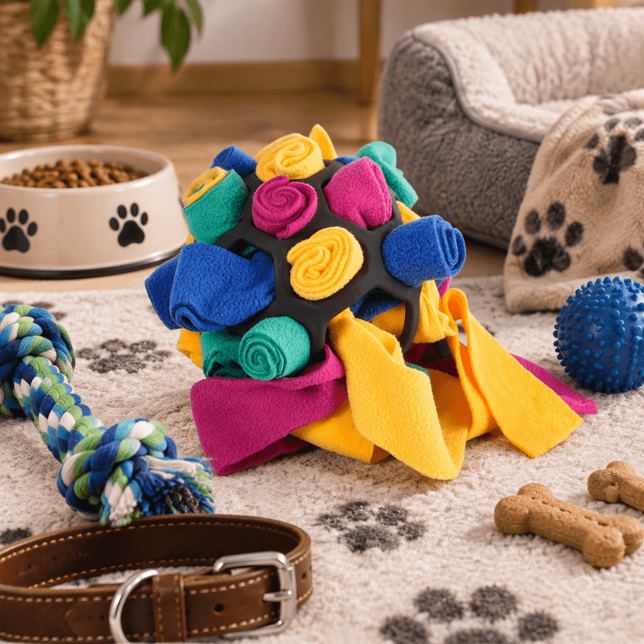 ZOLUX Intelligenzspielzeug für Hunde TPR 14 cm – Bild 8