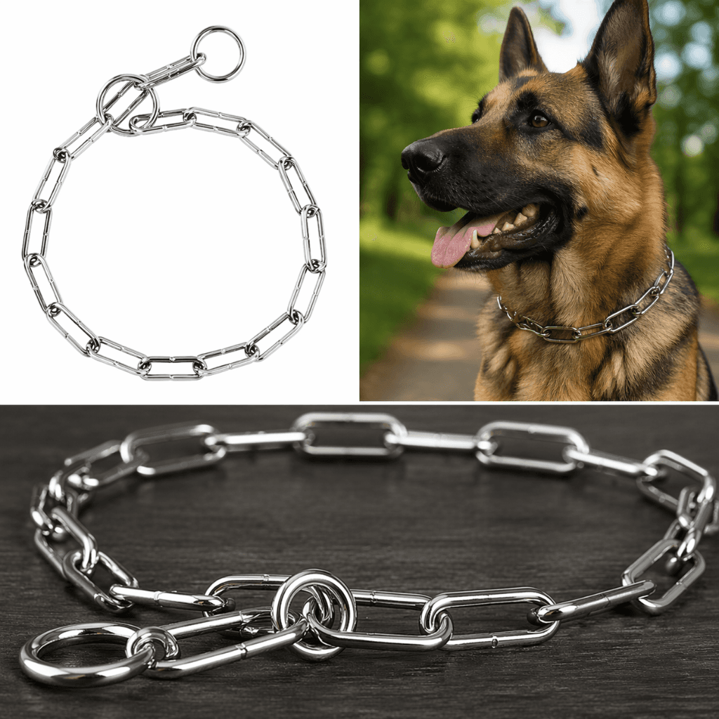 ZOLUX Metall-Würgehalsband für Hunde, 64cm – Bild 5