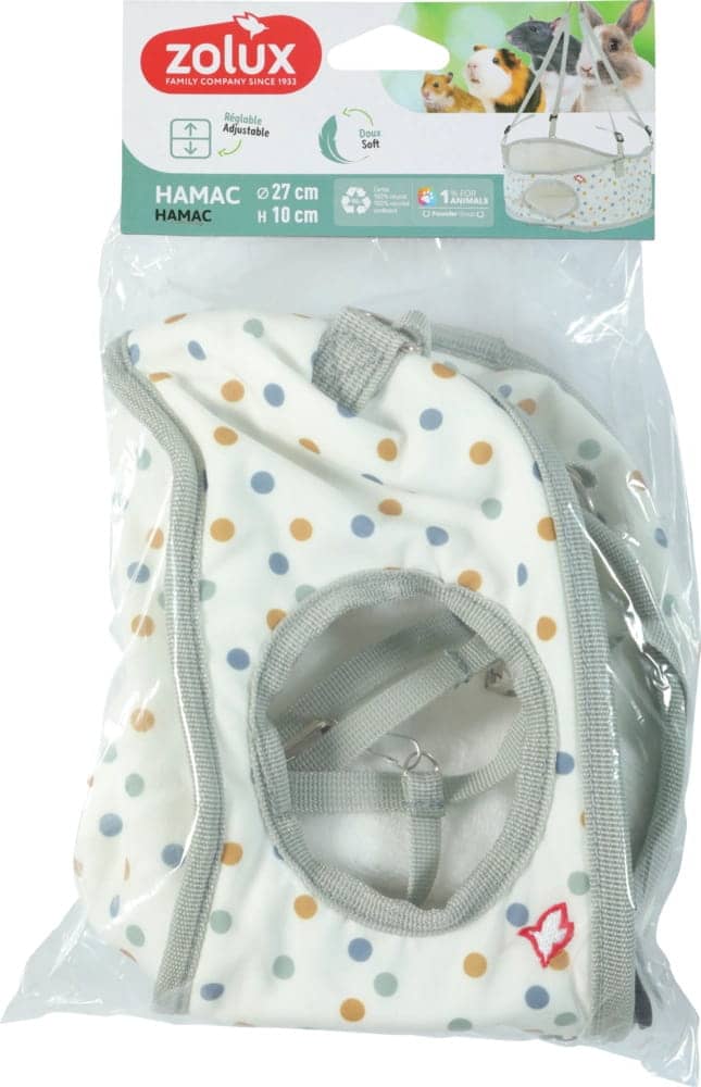ZOLUX COSY Hängematte für Kaninchen und Meerschweinchen 27 × 27 cm – Bild 2