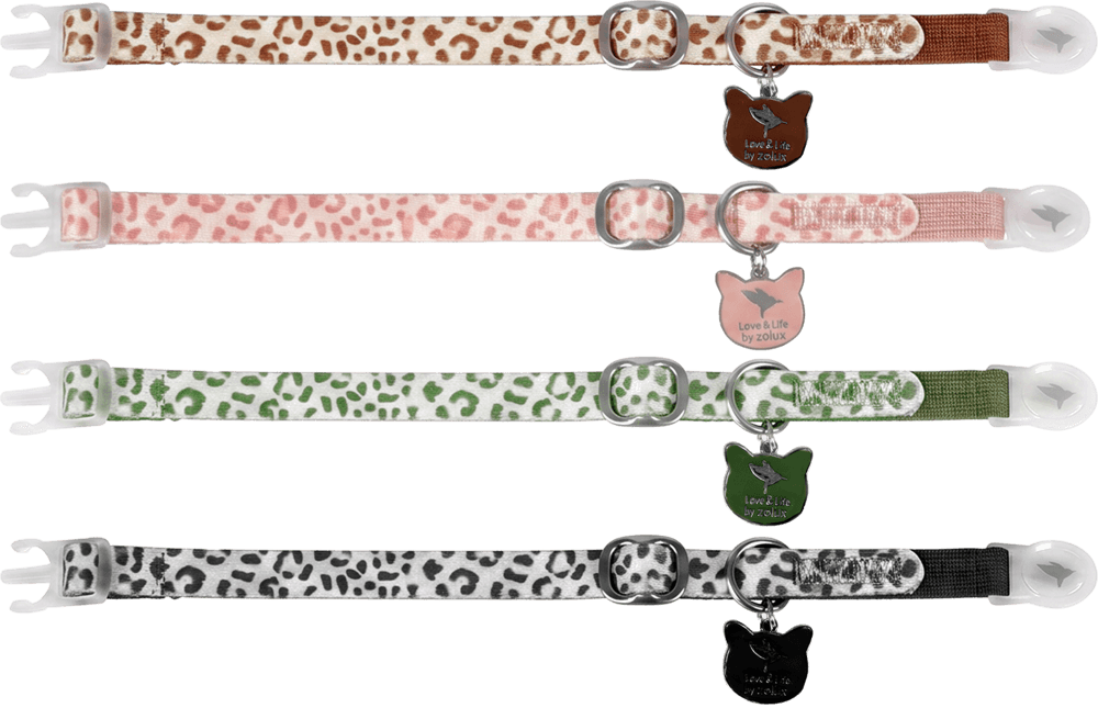 ZOLUX WILD Katzenhalsband mit Anhänger, 20–30 cm, schwarz – Bild 2