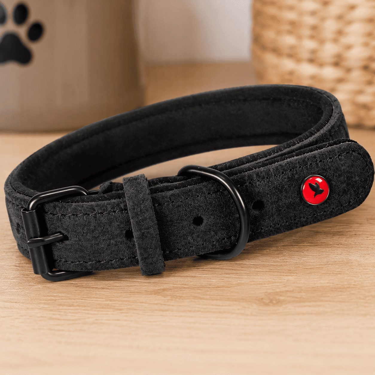 ZOLUX Komfort-Lederhalsband für Hunde, 29–36 cm, 16 mm, schwarz – Bild 5