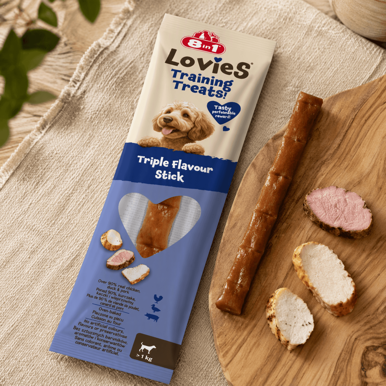 8in1 Lovies Trainingsleckerlis Triple Flavour 15g – Bild 7