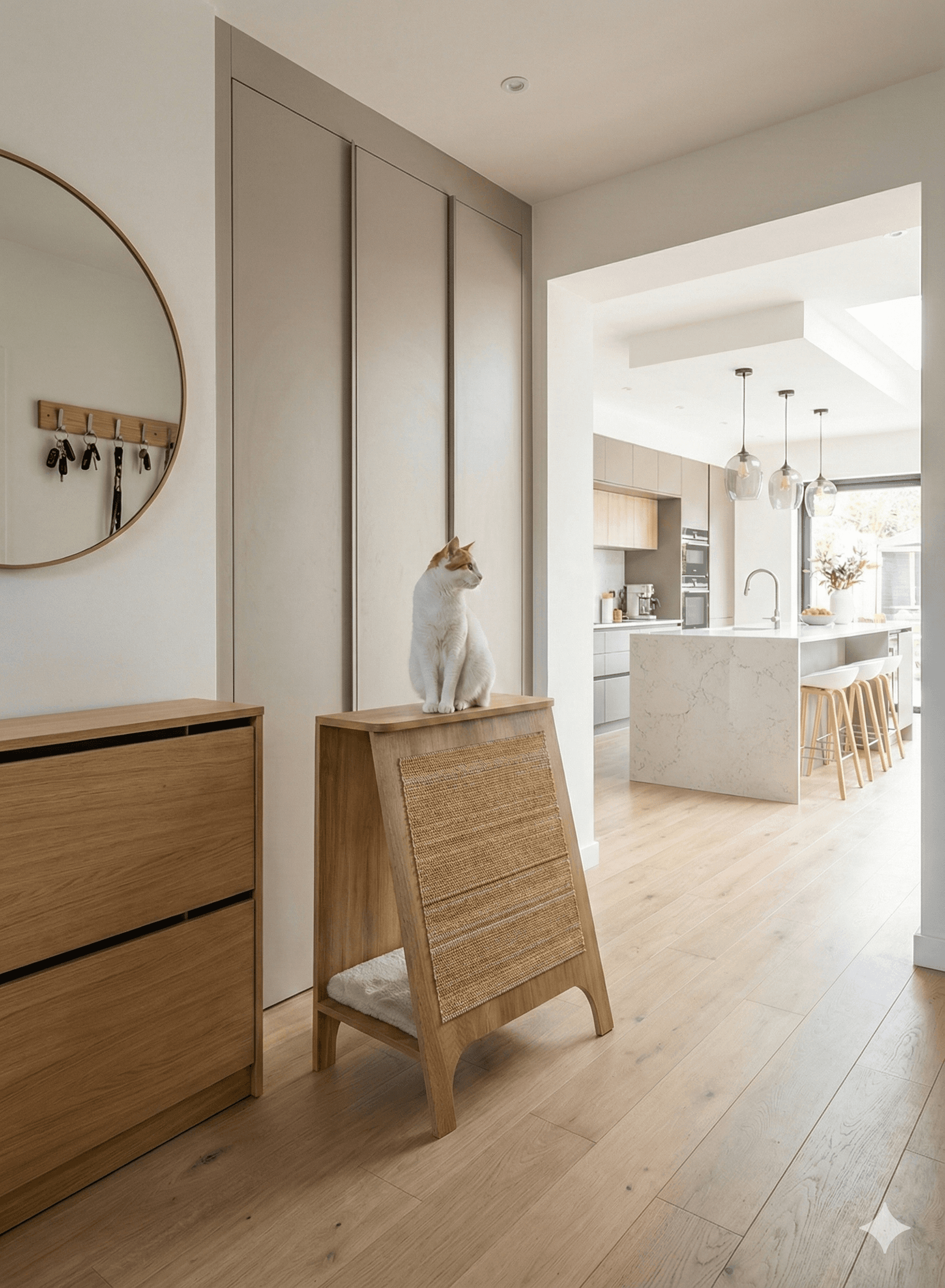 ZOLUX 3-in-1-Kratzmöbel BOREAL L, beige – Bild 9