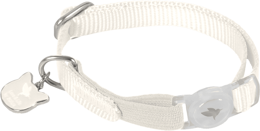 ZOLUX CLASSIC Katzenhalsband mit Anhänger, 20–30 cm, creme – Bild 4