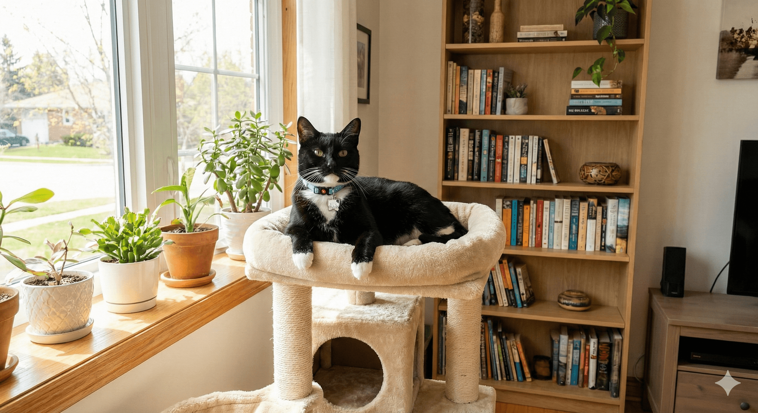 ZOLUX CHATOUILLE Katzenhalsband mit Katzen-Anhänger, blau – Bild 5