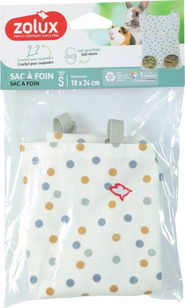 ZOLUX COSY Heutasche für Kaninchen und Meerschweinchen 18 × 24 cm – Bild 3