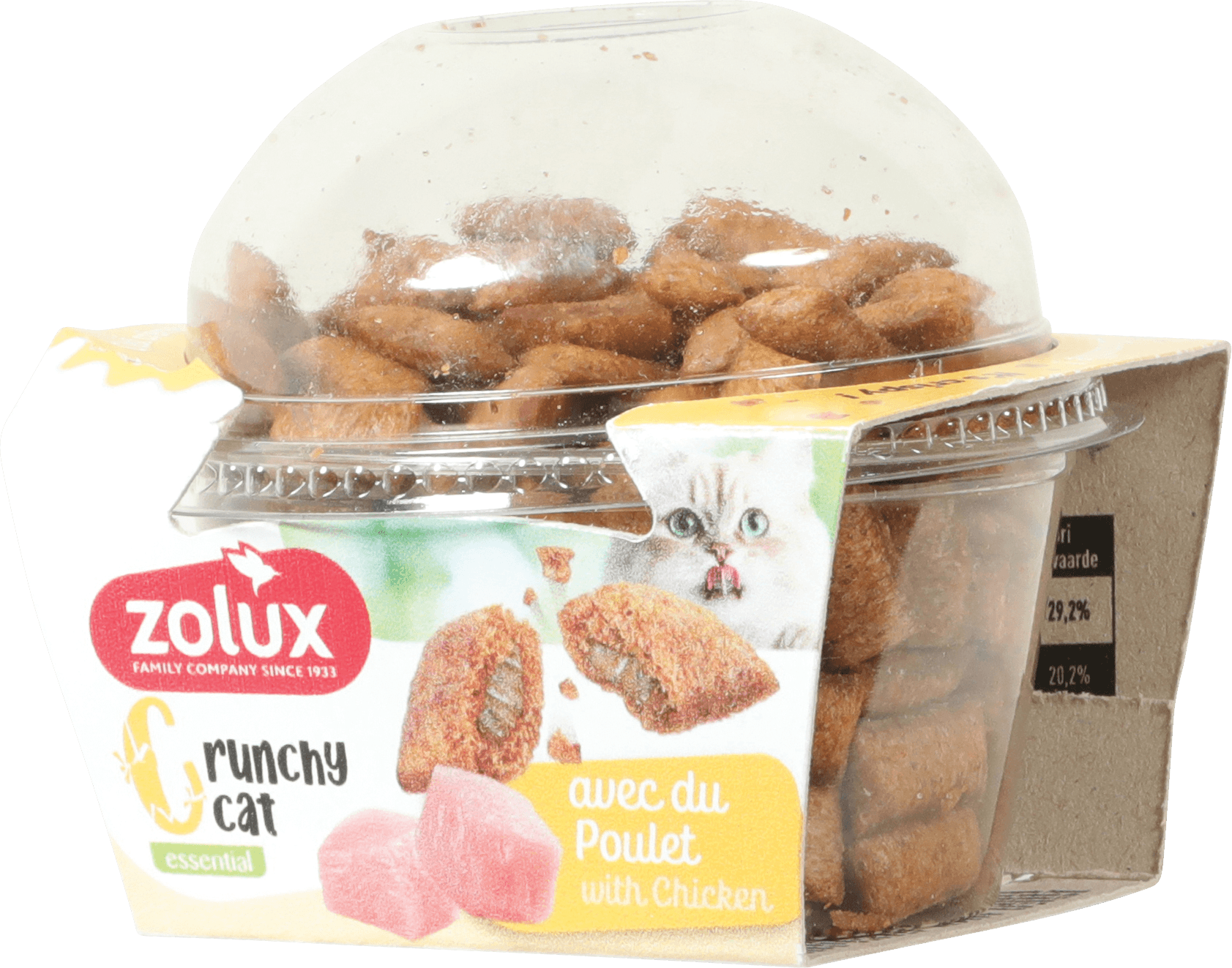 ZOLUX CRUNCHY CAT Katzenkekse mit Hähnchen, 80 g – Bild 1