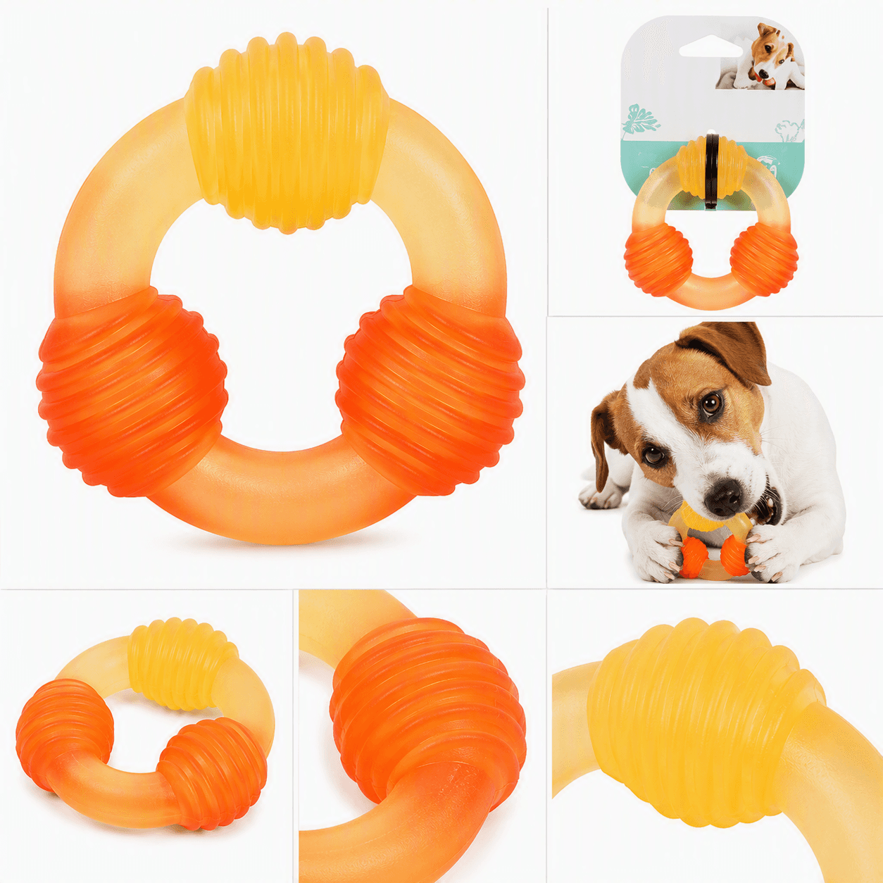 ZOLUX GUMMIES TPR-Kauspielzeug Ring 8 cm – Bild 6