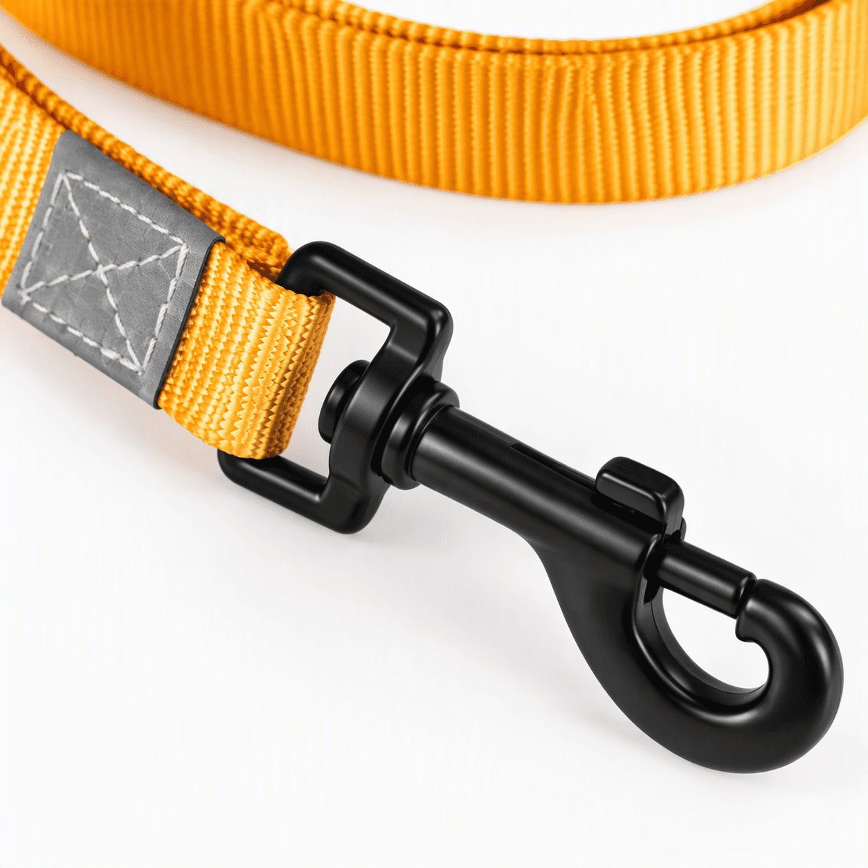 ZOLUX Premium-Nylon-Hundeleine, Größe M, 1,2 m, 20 mm, gelb – Bild 6