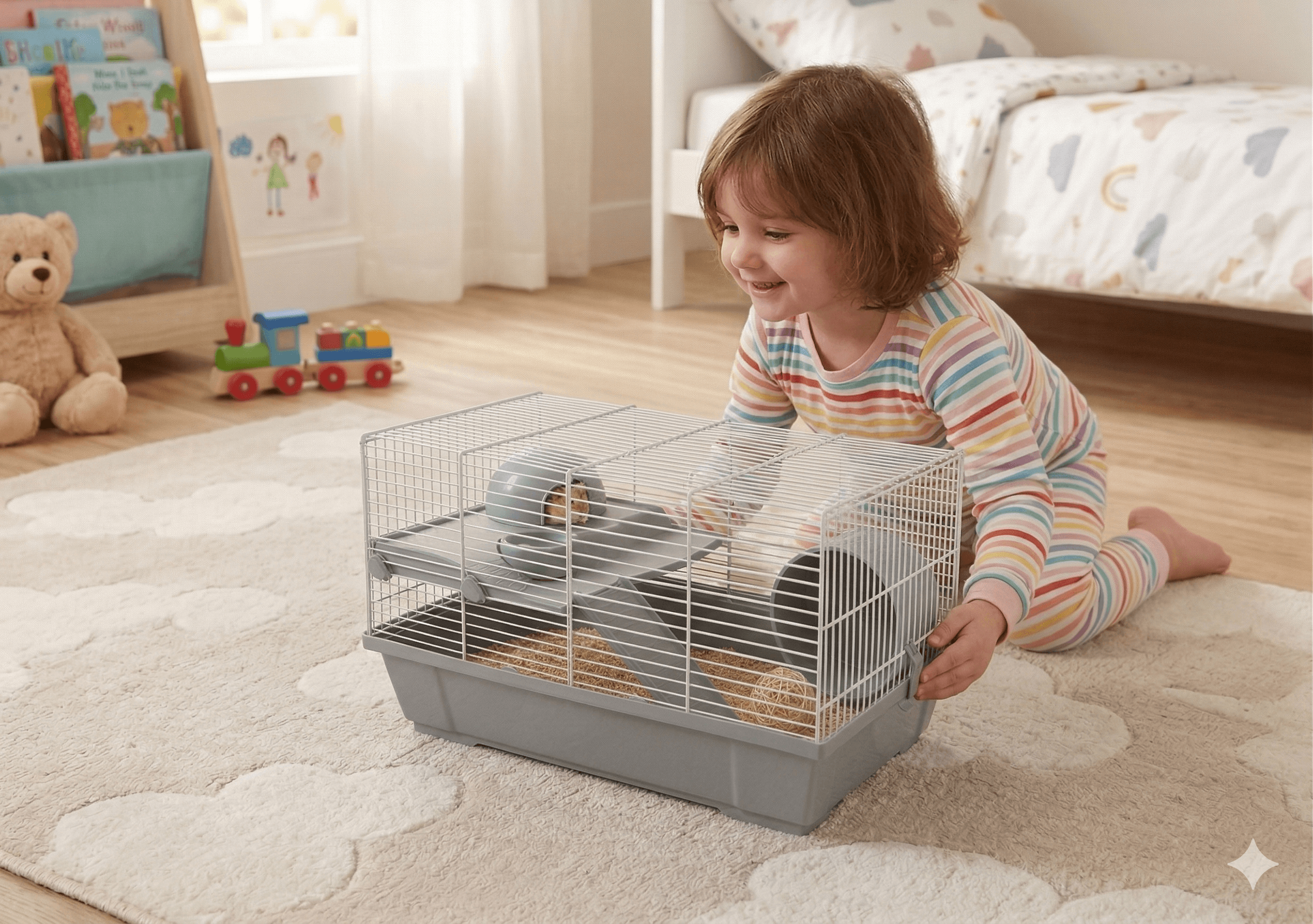 ZOLUX PRIMO 50 Käfig für Hamster und Mäuse, weiß/grau – Bild 12