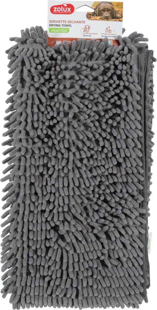 ZOLUX Mikrofaser-Handtuch zum Trocknen von Hunden, 90 × 24 cm, grau – Bild 6