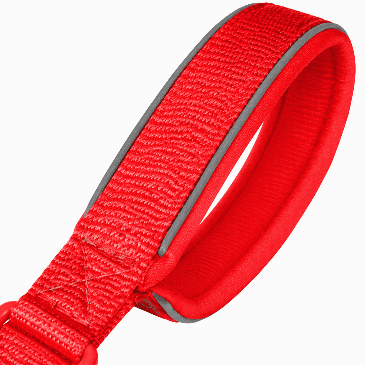 ZOLUX Premium-Nylon-Hundeleine, Größe M, 1,2 m, 20 mm, rot – Bild 4