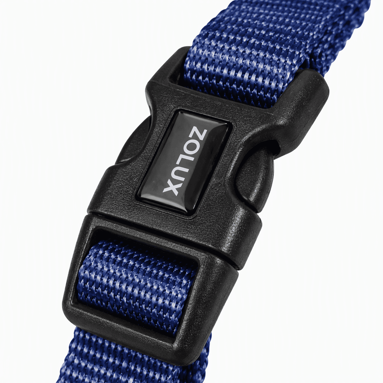 ZOLUX Klassisches Nylon-Hundegeschirr, 27–42 cm, 15 mm, marineblau – Bild 3