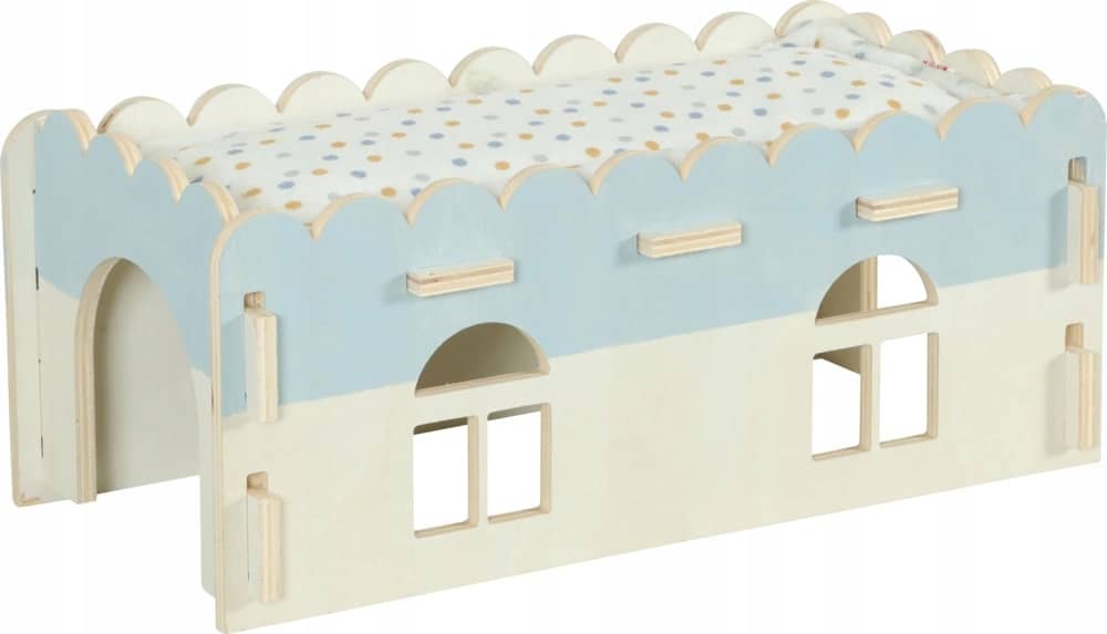 ZOLUX COSY XL Holzhaus für Meerschweinchen und Rennmäuse 21 × 40 × 16 cm – Bild 3
