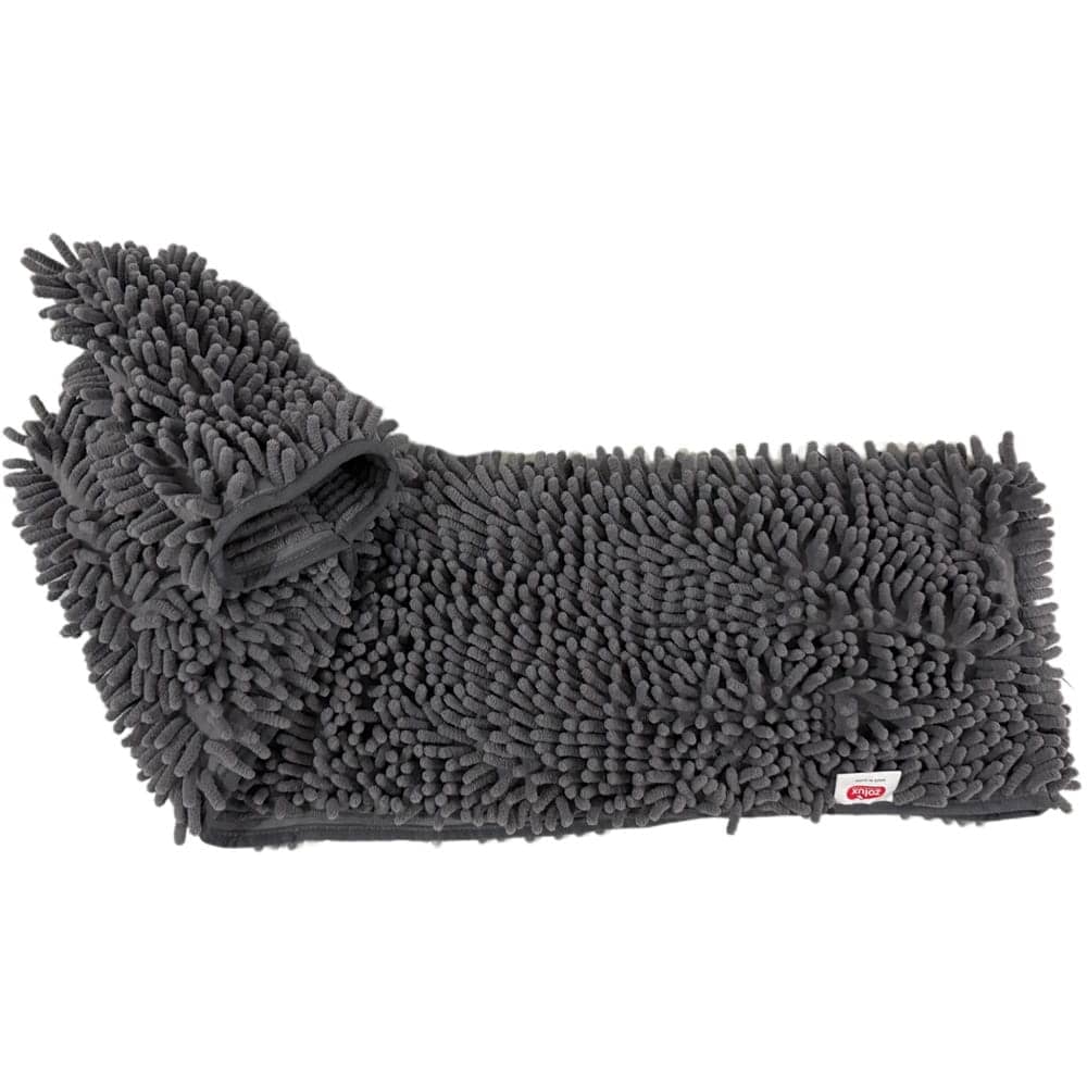ZOLUX Mikrofaser-Handtuch zum Trocknen von Hunden, 90 × 24 cm, grau – Bild 4