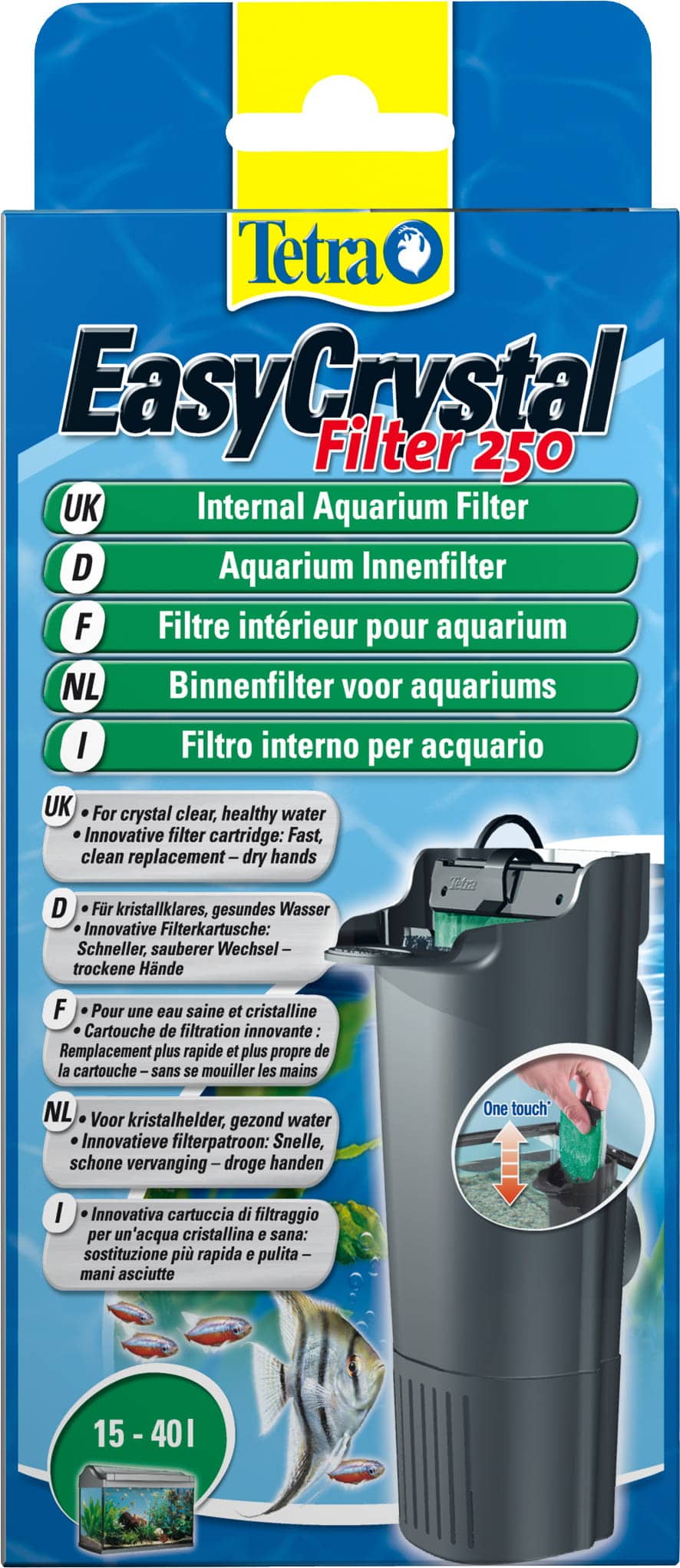 TETRA EasyCrystal Filter 250 EC 250 – Innenfilter für Aquarien von 15–40 l – Bild 2