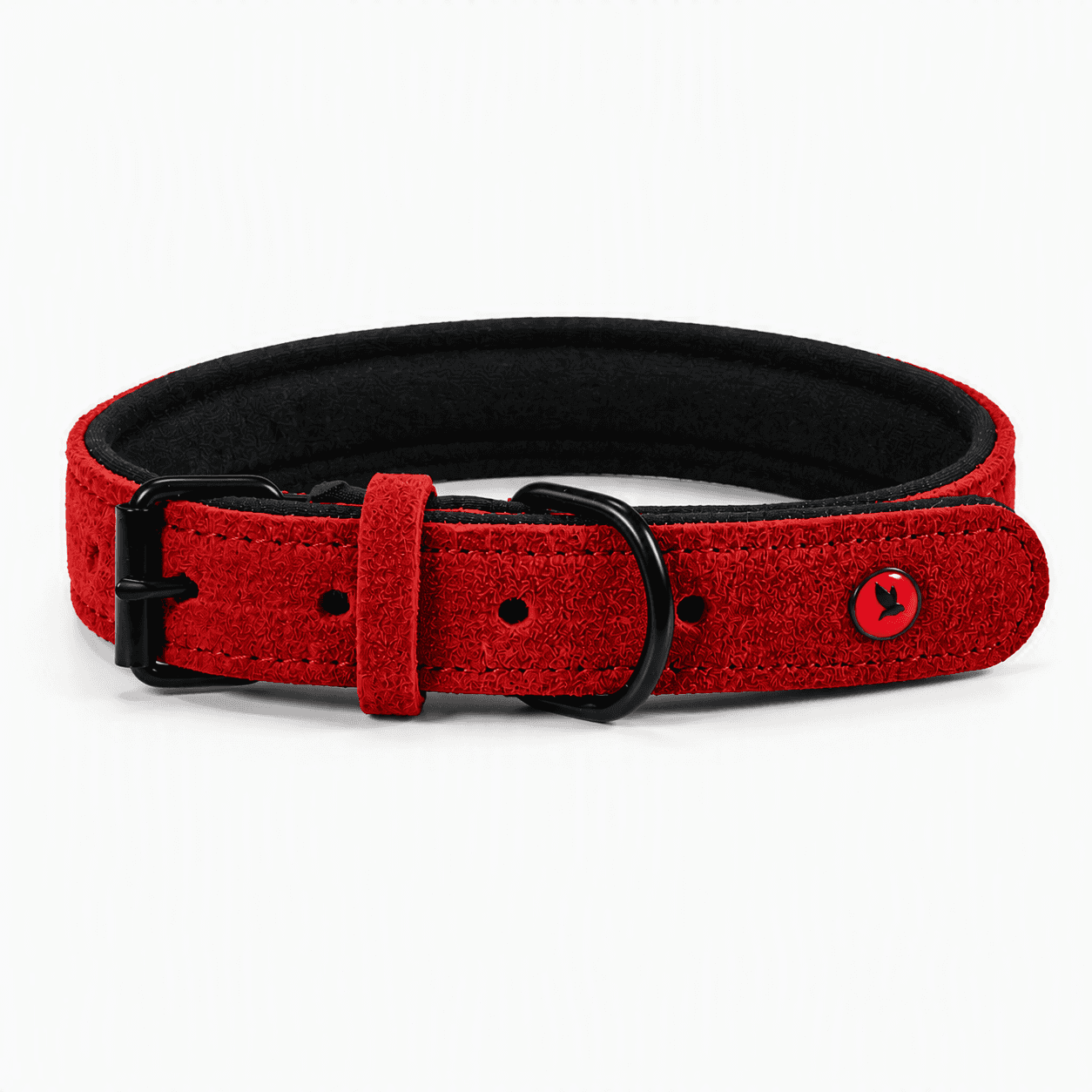 ZOLUX Komfort-Lederhalsband für Hunde, 29–36 cm, 16 mm, rot – Bild 8
