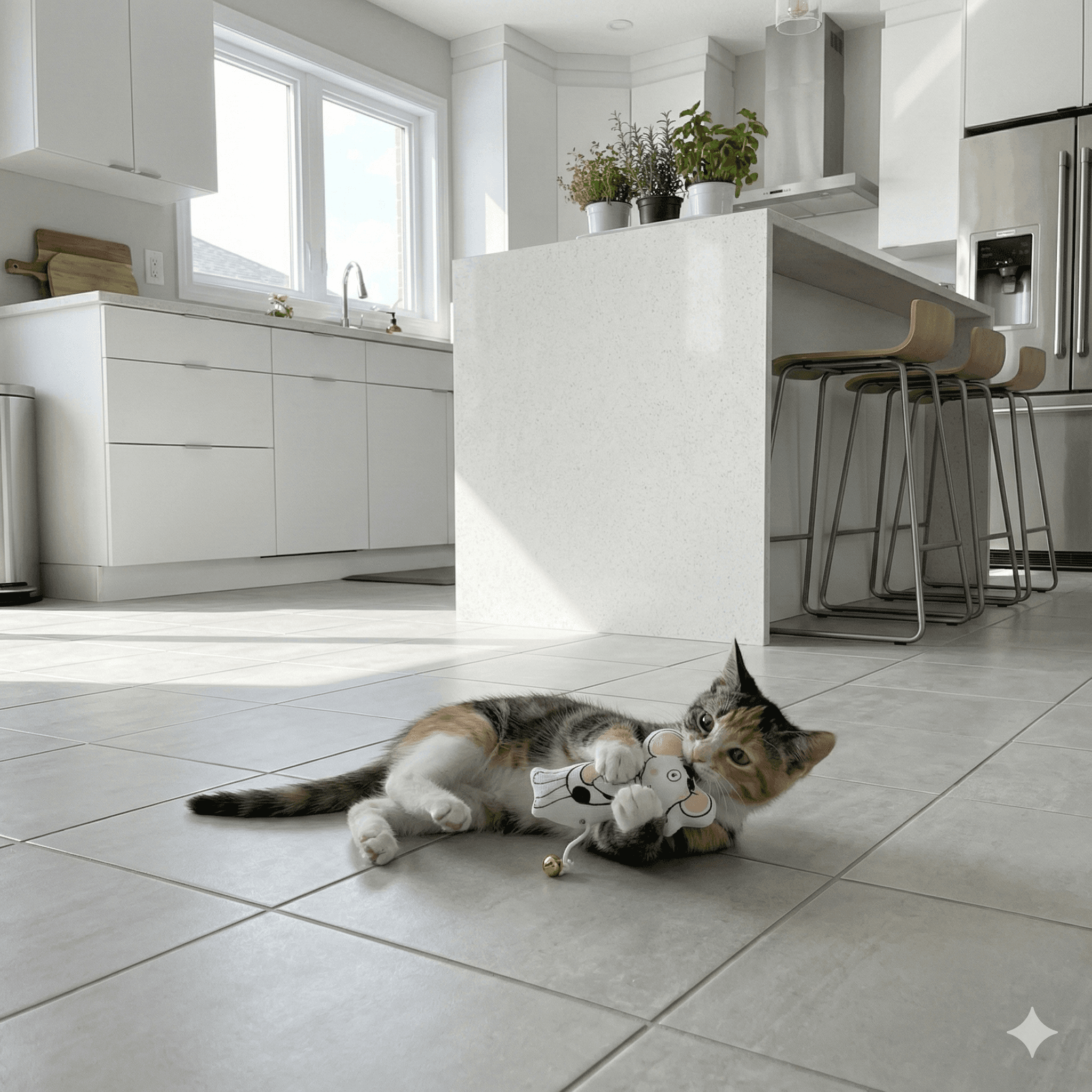 ZOLUX CHATOUILLE Katzenspielzeug, Maus mit Glöckchen und Katzenminze, 11 cm – Bild 7