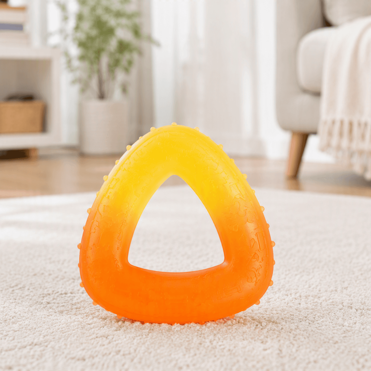 ZOLUX GUMMIES TPR-Kauspielzeug Dreieck 7 cm – Bild 6