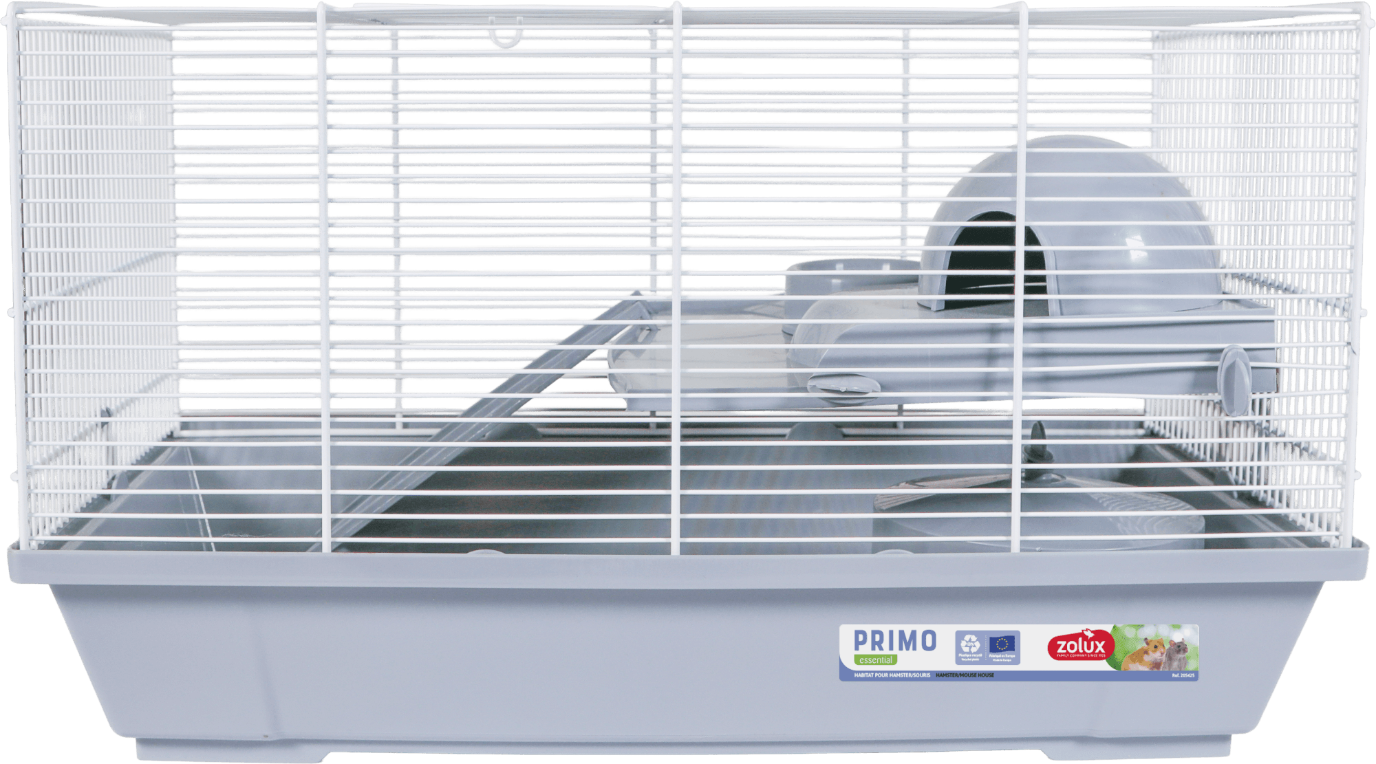 ZOLUX PRIMO 50 Käfig für Hamster und Mäuse, weiß/grau – Bild 5
