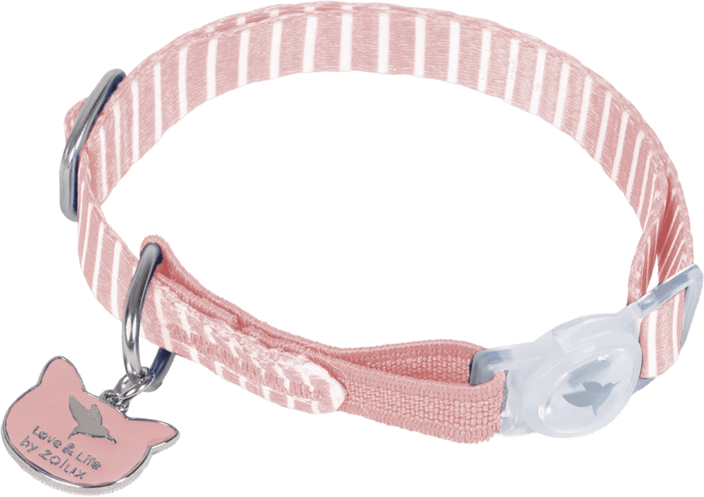 ZOLUX MALO Katzenhalsband mit Anhänger, 20–30 cm, rosa – Bild 2