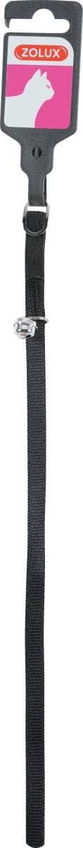 ZOLUX Nylon-Halsband für Katzen 30 cm/10 mm, Farbe Schwarz – Bild 1