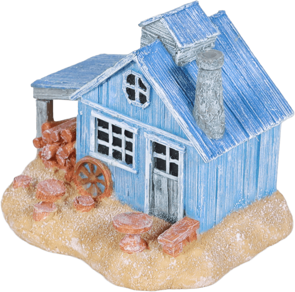ZOLUX Aquariendekoration RIVAGE 2 Haus 10 x 9,5 x 13,3 cm – Bild 1