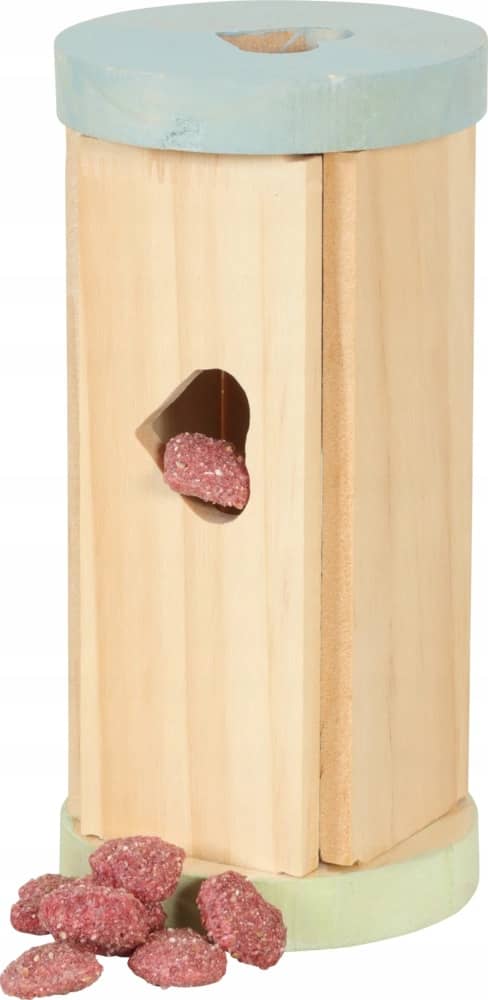 ZOLUX COSY Holz-Snackrolle für Kaninchen und Meerschweinchen 6 × 6 × 12 cm – Bild 3