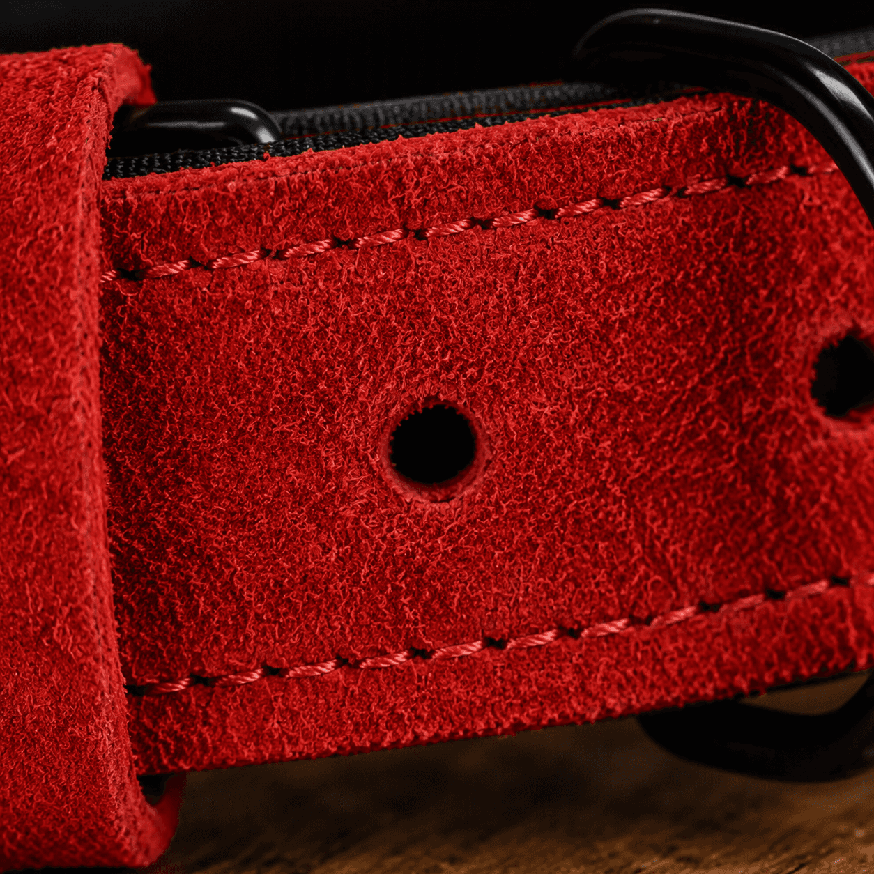 ZOLUX Komfort-Lederhalsband für Hunde, 41–53 cm, 25 mm, rot – Bild 6