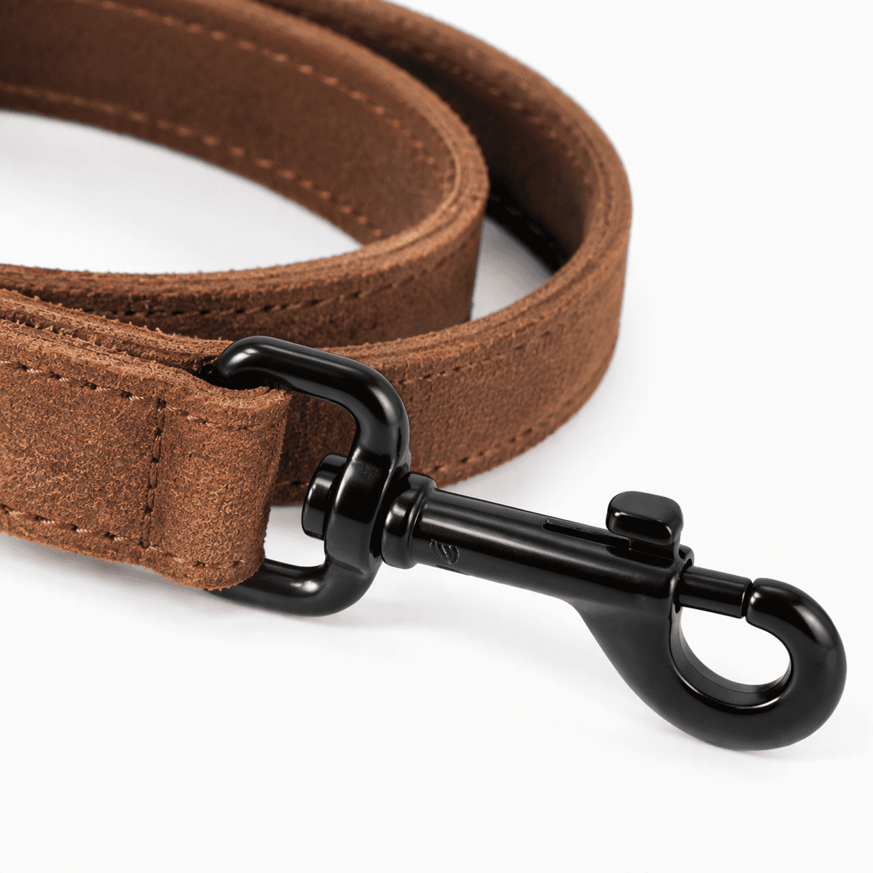 ZOLUX Komfort-Lederleine für Hunde, 1 m, 20 mm, braun – Bild 5