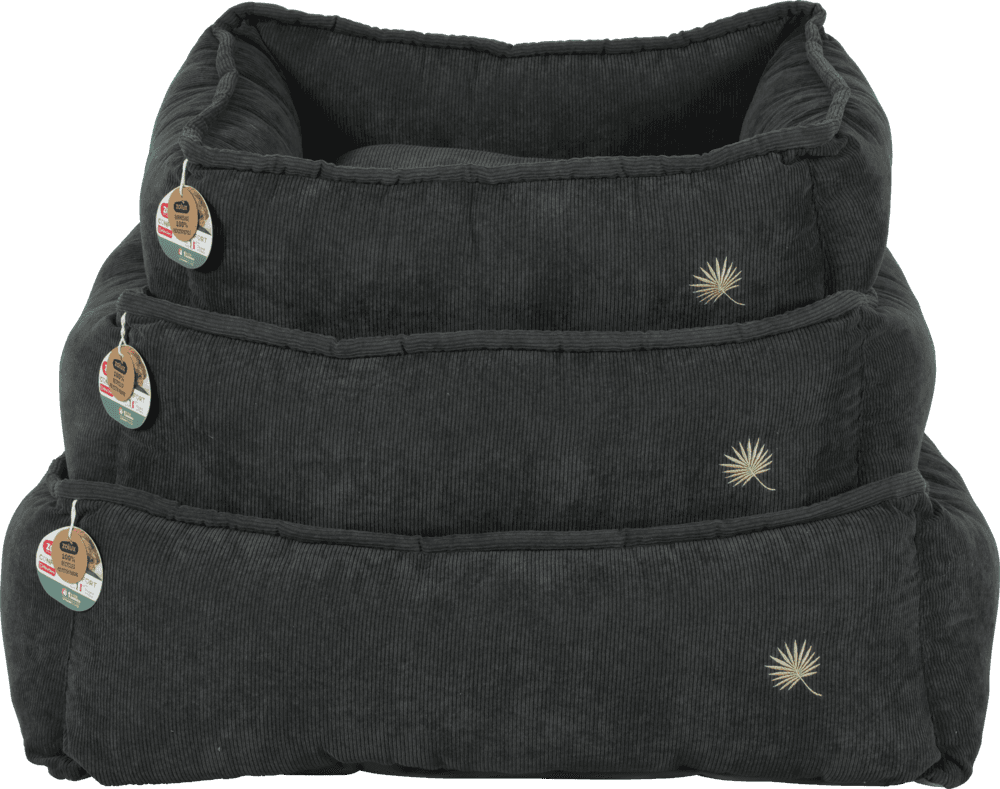 ZOLUX Tiefes Hundebett TOSCANE, 70 cm, grau – Bild 3