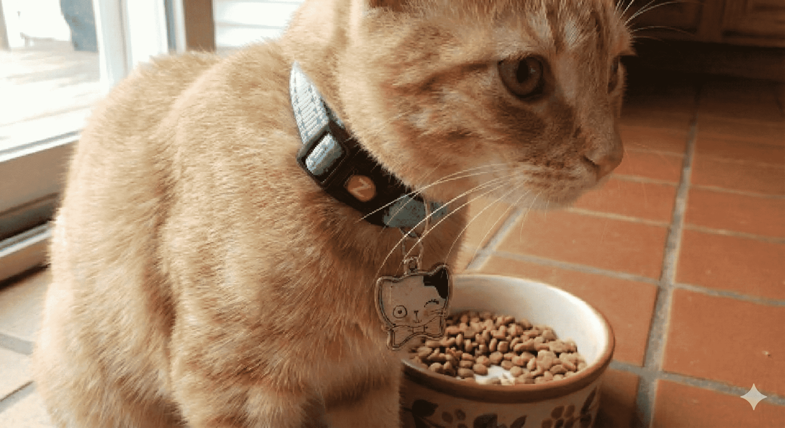 ZOLUX CHATOUILLE Katzenhalsband mit Katzen-Anhänger, blau – Bild 4
