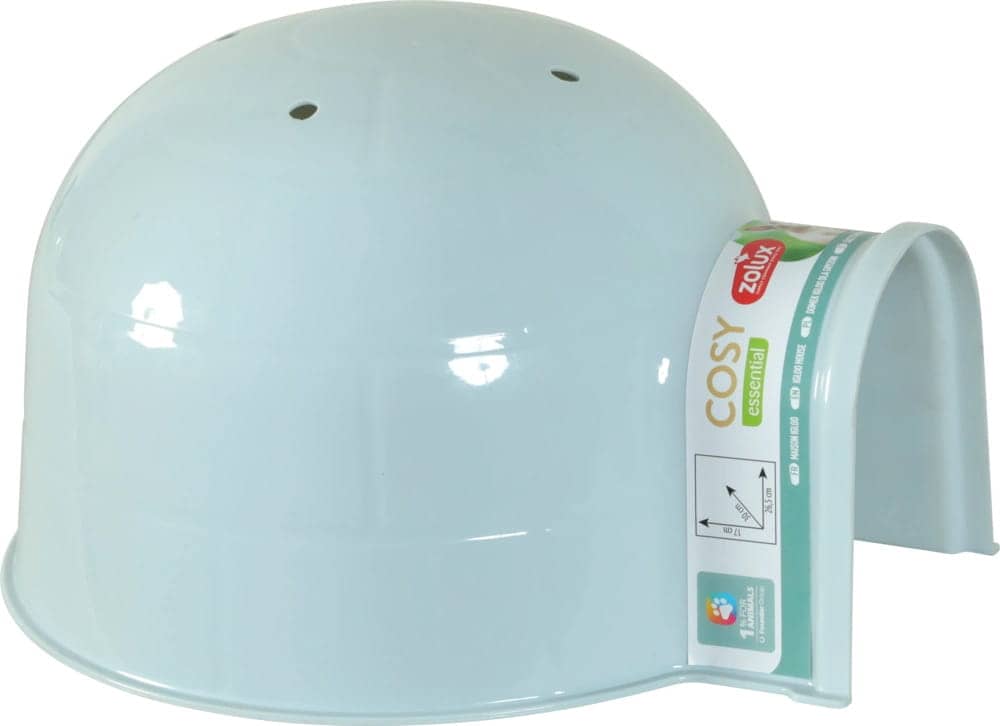 ZOLUX COSY Kunststoff-Iglu für Kleintiere, groß, blau – Bild 2