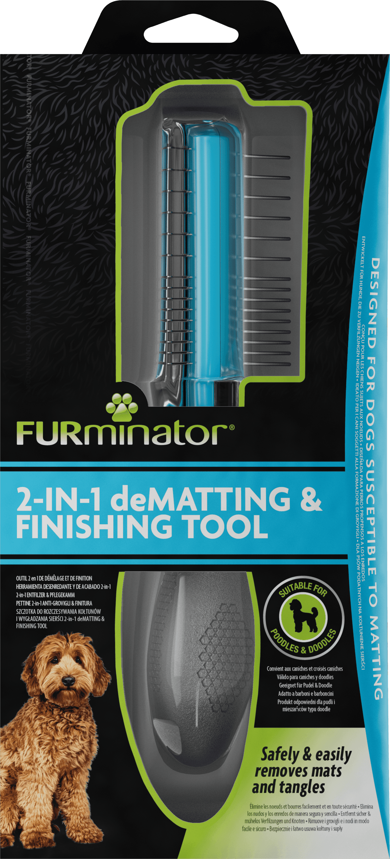 FURminator® 2-in-1 Entfilzer & Pflegekamm 1ct – Bild 7