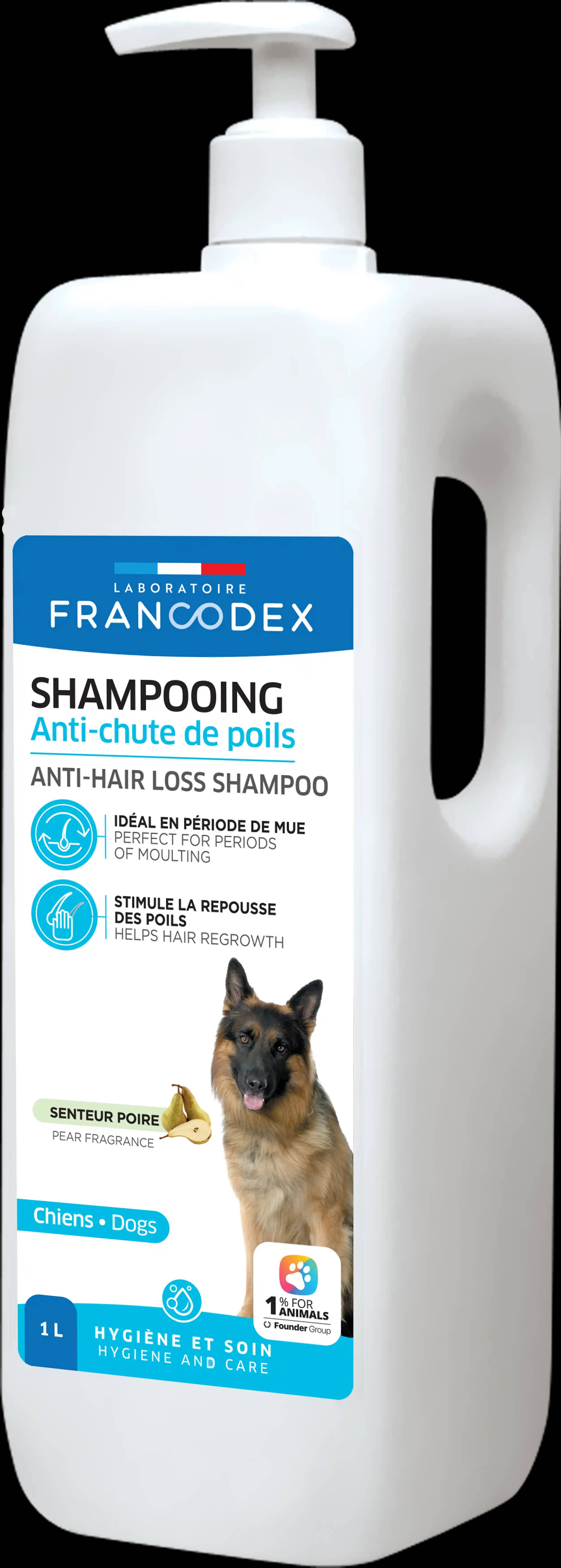 FRANCODEX Shampoo für Hunde, geruchsneutralisierend, 1 L – Bild 1
