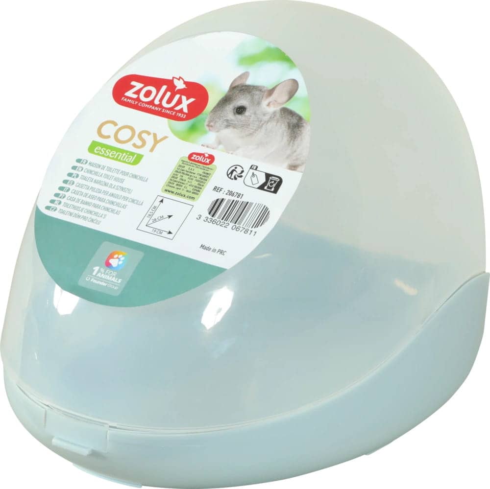 ZOLUX COSY Bade-Toilette für Chinchillas, blau – Bild 2