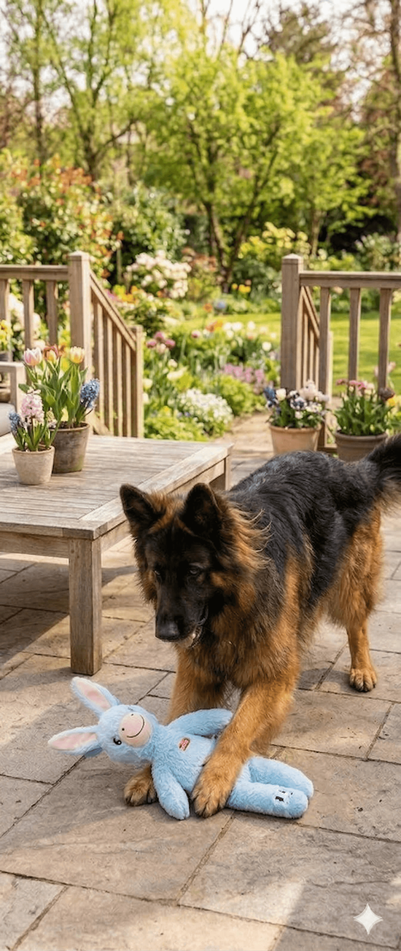 ZOLUX FURRY FARM Plüsch-Hundespielzeug, Esel Hassan, 33 cm – Bild 3
