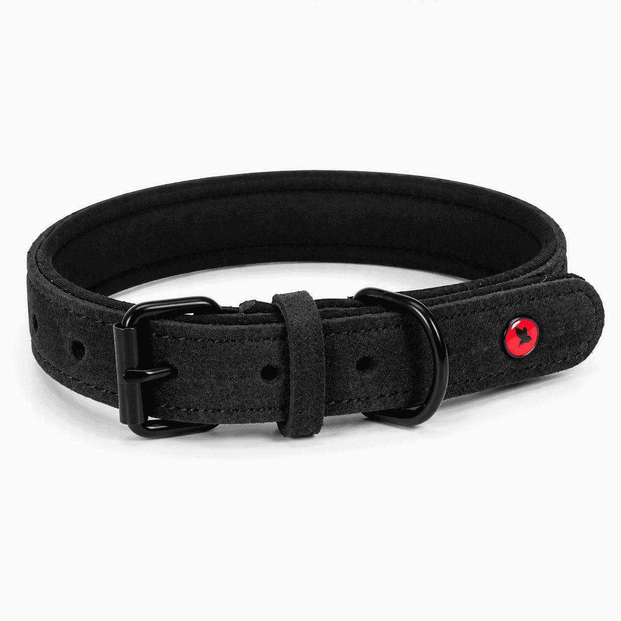 ZOLUX Komfort-Lederhalsband für Hunde, 63–74 cm, 30 mm, schwarz – Bild 8