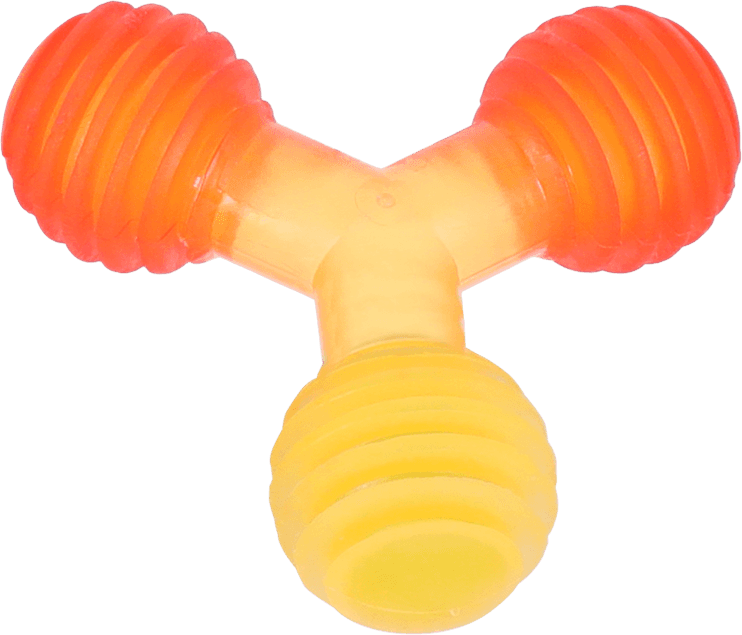ZOLUX GUMMIES TPR-Kauspielzeug Dreizack 12 cm – Bild 2