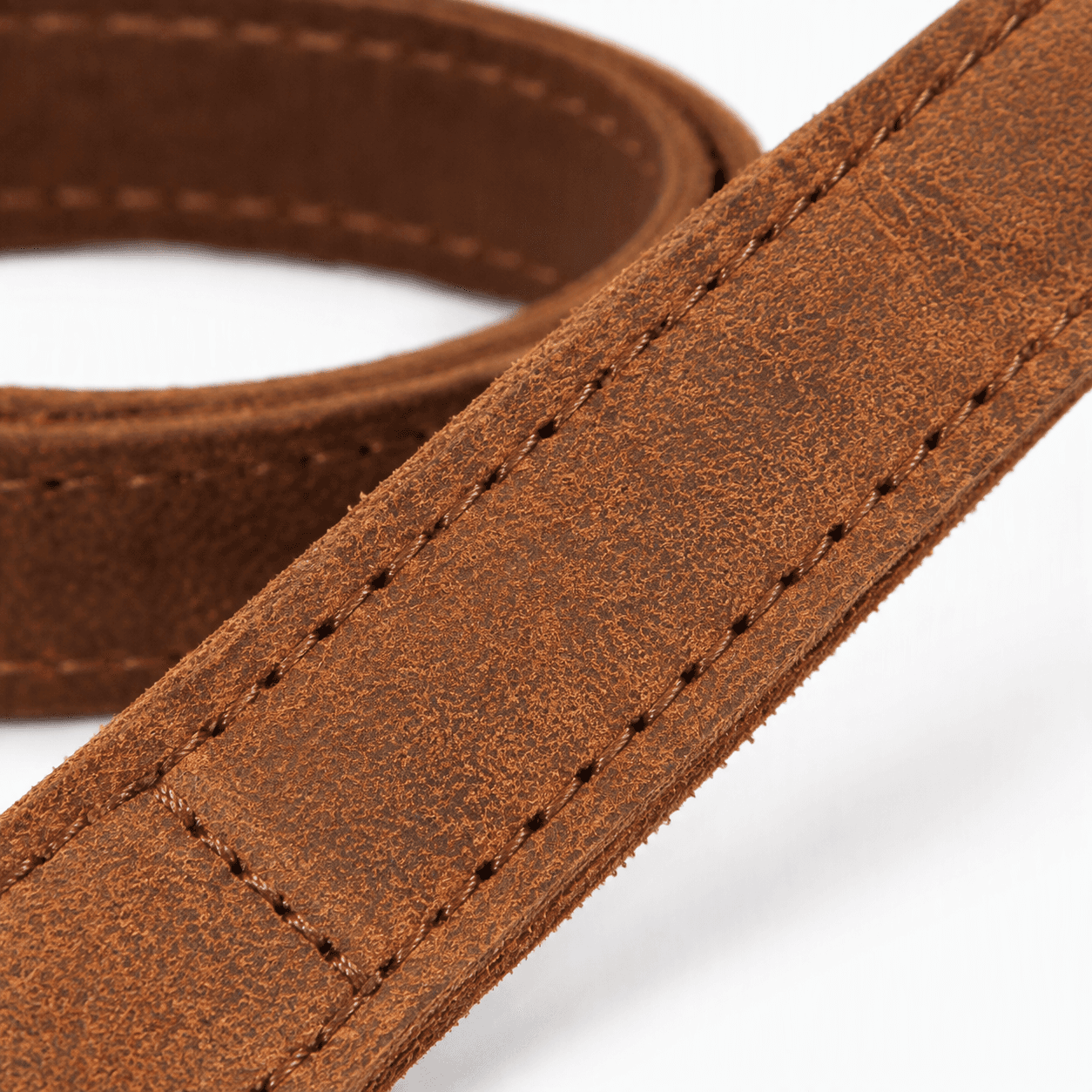 ZOLUX Komfort-Lederleine für Hunde, 1 m, 20 mm, braun – Bild 6