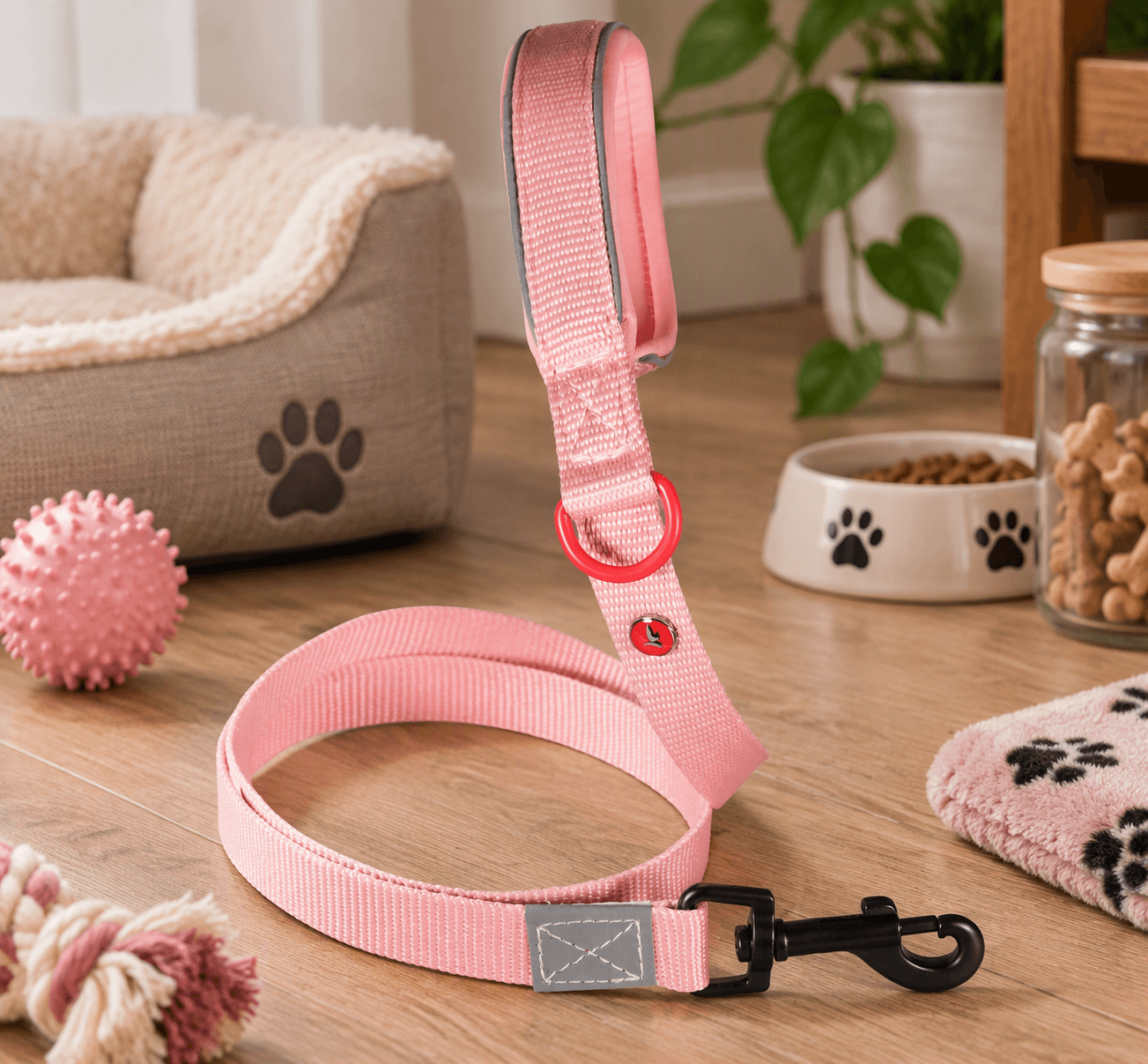 ZOLUX Premium-Nylon-Hundeleine, Größe M, 1,2 m, 20 mm, rosa – Bild 7